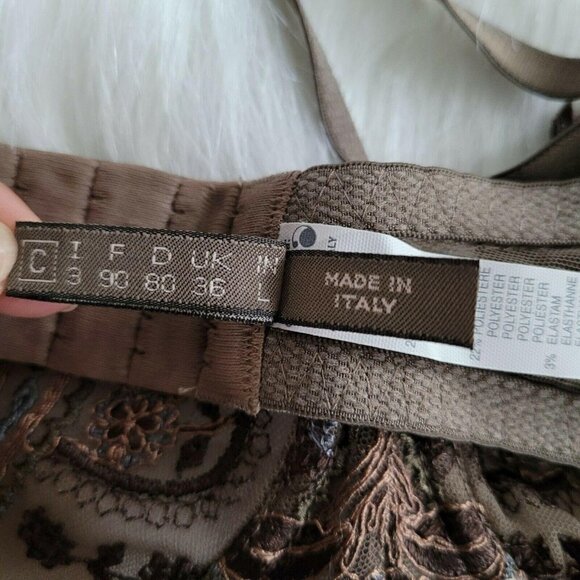 Argentovivo Luxury Designer Italian Lace Bra 34C - Picture 8 of 10